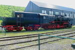 CFV3V  The 52 467 standing in front of the CFV3V museum at Treignes.