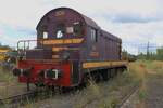 On 17 August 2024 ex-CFL 806 stands in the PFT-TSP Retrotrain museum at Saint-Ghislain.