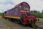 On 17 August 2024 ex-CFL 806 stands in the PFT-TSP Retrotrain museum at Saint-Ghislain.