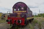 On 17 August 2024 ex-CFL 806 stands in the PFT-TSP Retrotrain museum at Saint-Ghislain.