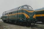 Ex-SNCB 6077/210.077 stands outside the loco shed at Saint-Ghislain on 12 September 2004.