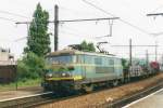 Scanned picture of NMBS 2630 with freigt train at Antwerpen Dam on 15 May 2001.