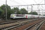 NMBS 1826 with IC from Kortrijk enters Antwerp via Antwerpen-Berchem on 22 Augustus 2013.