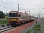 NMBS 944 calls at Antwerpen-Luchtbal on 22 May 2014.