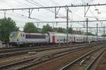 NMBS 1826 pulls up for the short hop to Antwerp Central Station from Antwerpen-Berchem, 21 May 2014.