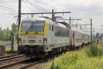 Belgian Taurus 1876 is about to pass Antwerpen-Noorderdokken on 19 June 2014.