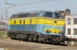 Close up of NMBS 5529 at Antwerpen-Dam on 3 March 2011.