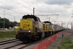 Container train with 7776 passes Antwerpen-Luchtbal on 18 June 2014.