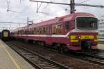 NMBS 943 calls at Antwerpen-Berchem on 3 September 2015.