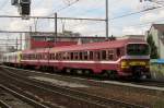 NMBS 945 passes Antwerpen-Berchen on the freight tracks on 3 September 2015.