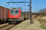 On 23 May 2011 SNCF 36022 passes Antwerpen-Noorderdokken.