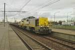 Steel train with 7836 passes through Antwerpen-Luchtbal on 19 November 2016.