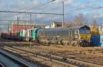 MRCE 653-02 passes Antwerpen-Berchem on 19 November 2016.