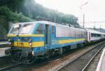 NMBS 2715 with  IC to Eupen stands at Liege Guillemins on 10 September 1999.