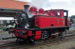 Belgian build Meuse-type No.3 takes water at Beekbergen on 6 September 2015.