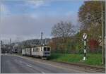 The DER of the 2024 season! 'Mon dernier Train - My last train'. Another really nice whistle, and then the train started moving, passed the exit signal from Blonay and is now heading to Chaulin. A farewell picture with probably the only rays of sunsh ...