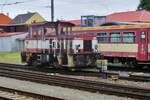 On 16 September 2017 CD 704 013 shunts at Praha-vrsovice.