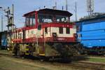 During the Czech National railway day 22 September 2018 CD shunter 704 003 could be seen at the CD works at Ceske Budejovice. During the Day, the organising works open their gates to the general public.