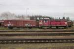 CD 742 331 shunts one wagon in Pardubice hl.n. on 4 June 2013.