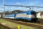 On 12 September 2018 CD 380 007 hauls an Eurocity to Budapest out of Bratislava hl.st.