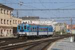 Directly after the storm BORIS wrought havoc in Central Europe, ceske Drahy managed to restart almost all railway services in the Czech republic and on 19 Septermber 2024 CD 842 028 leaving Brno hl.n. for a local service brings home this point. 