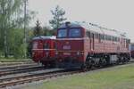 T679-1600 rests at the railway museum of Luzna u Rakovnika on 11 May 2024.