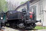 Ex- Austrian 310 127 stands a bit tucked away in the railway museum at Luzna u Rakovnika on 11 May 2024.