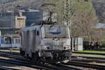 On 27 March 2017, SNCF FRET 37002 'Marathon' runs round in Völklingen.