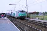 SNCF FRET 67497 with cereals train at Antwerpen-Noorderdokken on 29 August 2013.