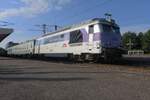 SNCF 67610 stands with a museum train in the station of Nevers on the morning of 18 September 2021.