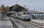 The SNCF BB 22247 with his TER to Nice in the Marseille Saint Charles Station.