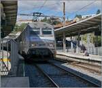 The SNCF BB 26177 is waiting with its short freight train in Bellegarde (Ain) to continue its journey to Genève La Praille.

August 26, 2024