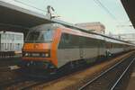 On 25 July 1998 SNCF 26208 stands in Mulhouse-Ville with a TER2000 to Strasbourg Centrale.