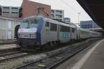 Sybic 26143 stands with a TER200 at basel SBB on 2 January 2025.