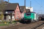 FRET 37003 speeds through Völklingen on 27 March 2017.