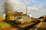 Fast, fast; 37050 flies with a coal train through Völklingen on 28 March 2017.