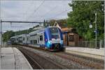 The SNCF Z 24643 (Computer mouse) is almost at the destination of the journey as the DER from Grenoble to Genève near Russin.