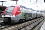 Z-27569 advertises the Bourgogne (Burgundy) region in Dijon on 2 June 2014.