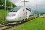 The worlds fatstest! TGV 4402 at the Bw Biel/Bienne on an open day on 26 September 2010.