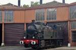 AJECTA's 030T 8157 stands in fromt of the loco shed at Longueville on 18 September 2011.