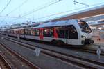 Abellio ET25-2304 stands in Arnhem early on 7 January 2018. 