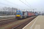 Alpha Trains 1029 speeds through Boxtel on 4 March 2012.