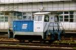 RegentalBahn shunter D-08 stands in Regensburg Hbf on 31 May 2009. RegentalBahn is part of arriva. 