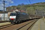 MRCE 189 844 passes through Usti nad Labem on 6 April 2017.