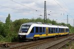 NWB 648 432 is about to call at Rheinhausen on 16 September 2016.