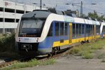 VT 648 447 leaves Krefeld Hbf on 16 September 2016.