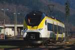 SWEG 563 011 stands at Hausach on 29 December 2024.