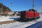 UEF's  V 100 1019 runs round in Titisee on 30 December 2024.