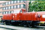 262 005 (a complete rebuild V-100.20 or 212 west) at Nrnberg Hbf between shunting duties, 2 May 2011.