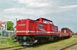 Rennsteigbahn 213 334 (a version of 212) stands in the Bw Weimar on 28 May 2008.